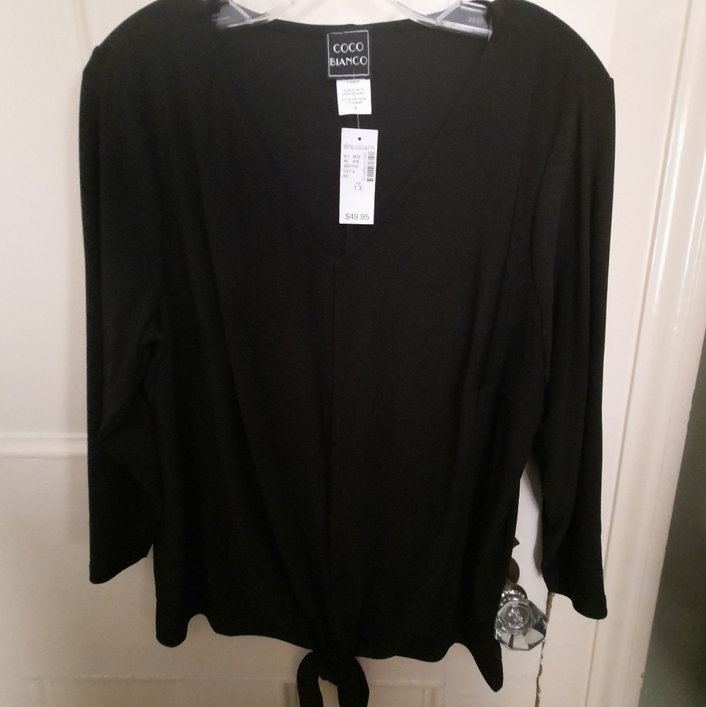 Black blouse/top
